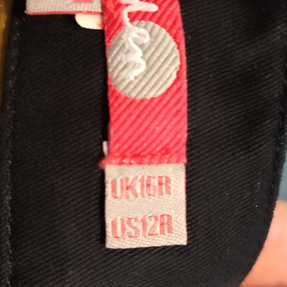 Boden Black A-Line Midi Skirt With Ribbon Sequin Flower Detail | Cotton | 12R - Picture 5 of 8